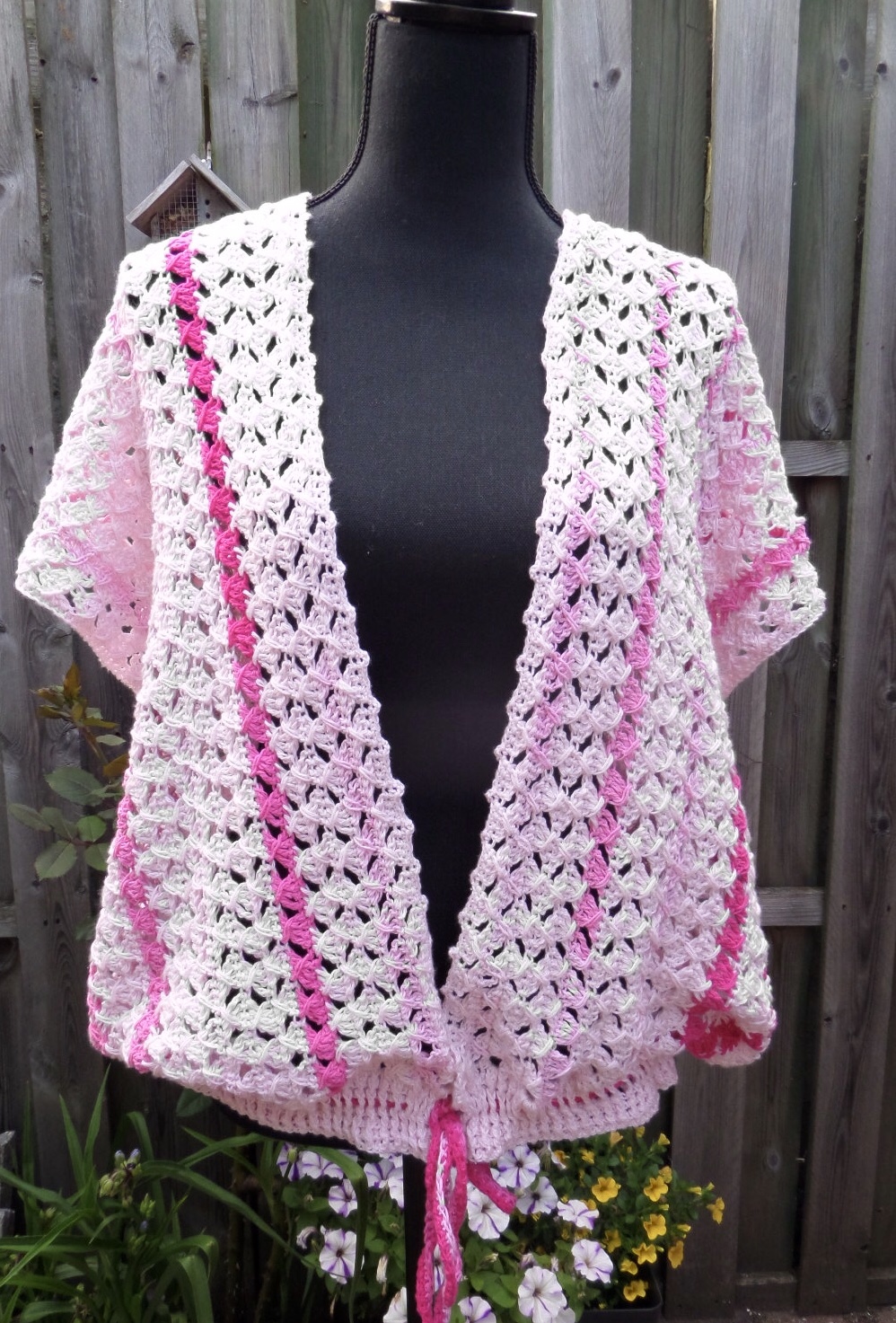 Tadaaa, mijn roze zomertruitje…