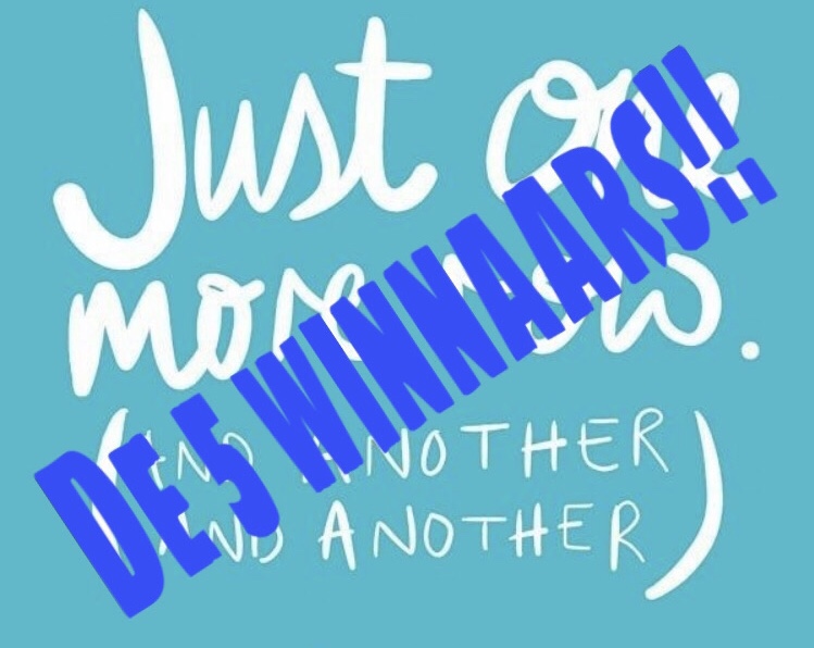 En de 5 winnaars&nbsp;zijn: